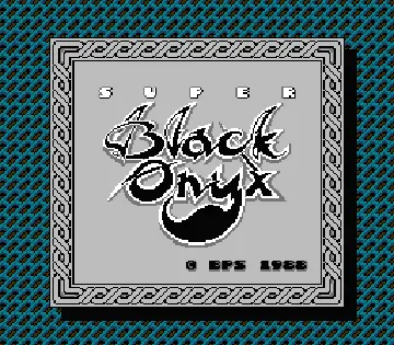 Super Black Onyx (Japan) screen shot title